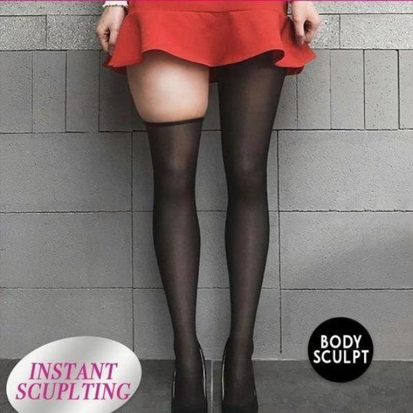 Flawless Legs Fake Translucent Warm Fleece Pantyhose - Image 4