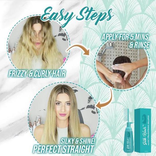 Silk-Hair Magic Straightening Shampoo - Image 4