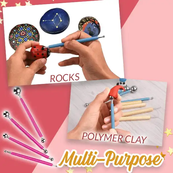 2-way Dotting Tool Set (4 Pcs / 1 Set) - Image 4