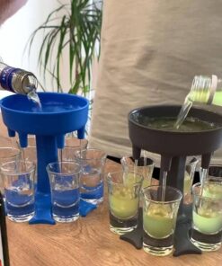 6 Shot Glass Dispenser Holder
