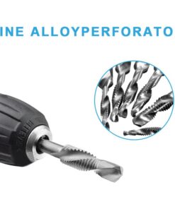 Metric Tap Drill Bits 6PCS (M3 - M10)