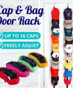 Adjustable Cap & Bag Door Rack
