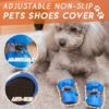 Adjustable Non-Slip Pets Cover Shoes (4 PCS)