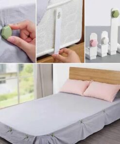 Bed Sheet Grippers Clip Set