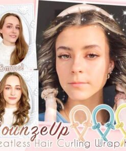 BounzeUp Heatless Hair Curling Wrap Kit