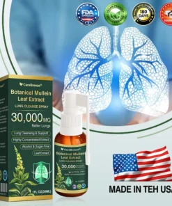 Botanical Mullein Leaf Extract Lung Cleanse Spray