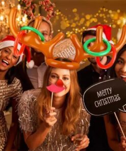 Christmas Reindeer Antler Ring Toss Game