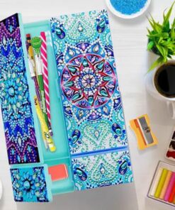 DIY Diamond Embroidery Pencil Case