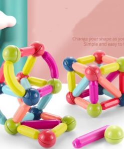 Educational Magnetic Sticks and Balls Set