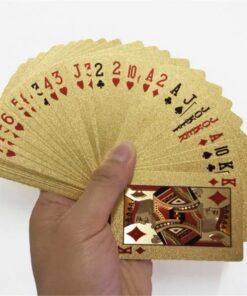 Luxury 24K Gold Foil Poker Playing Cards