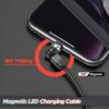 Magnetic LED Charging Cable