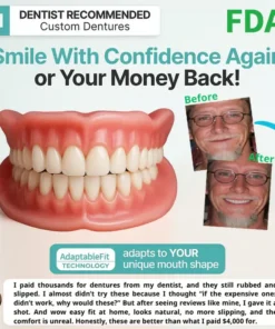 Meleval® Medical Full Denture with Strong Suctiond
