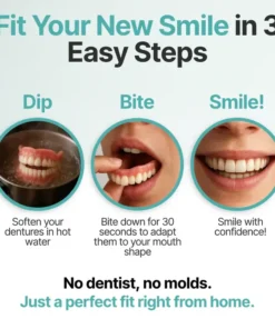 Meleval® Medical Full Denture with Strong Suctiond
