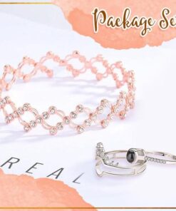Ms.Sercet 2 in 1 Love Ring and Bracelet
