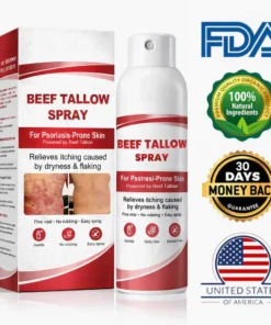 Beef Tallow Spray for Itchy, Flaky Psoriasis Skin