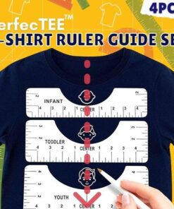 PerfecTEE T-Shirt Ruler Guide Set (4pcs)