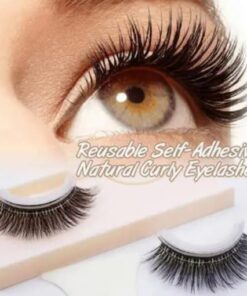 Reusable Self Adhesive Natural Curly Eyelashes