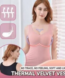 Velvet Thermal Lace Sleeveless Inner Wear