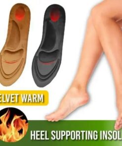 Velvet Warm Heel Supporting Insoles