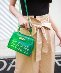 Women Jelly Purse Solid Color Handbags