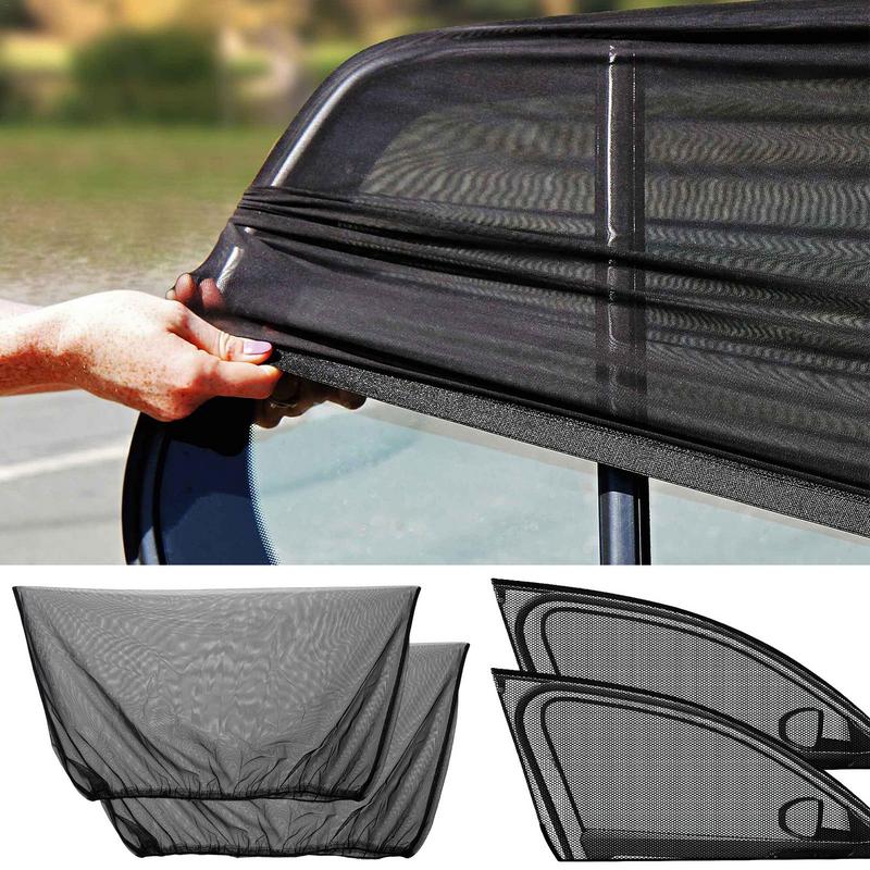 Car Sunshade Curtains Universal Side Window Shades Car Curtains Protection Repelle… More - Image 2