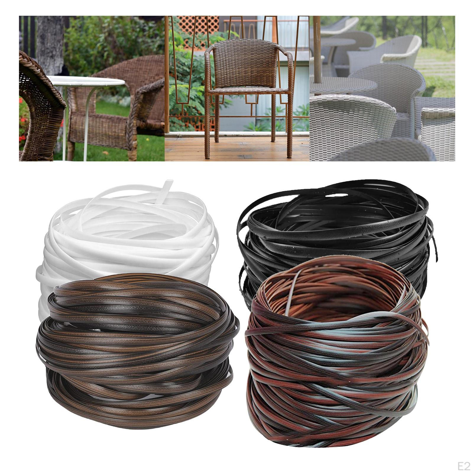 32M Rattan Wicker Repair Kit, Woven Material for Outdoor Garden Patio Furniture, - Image 3